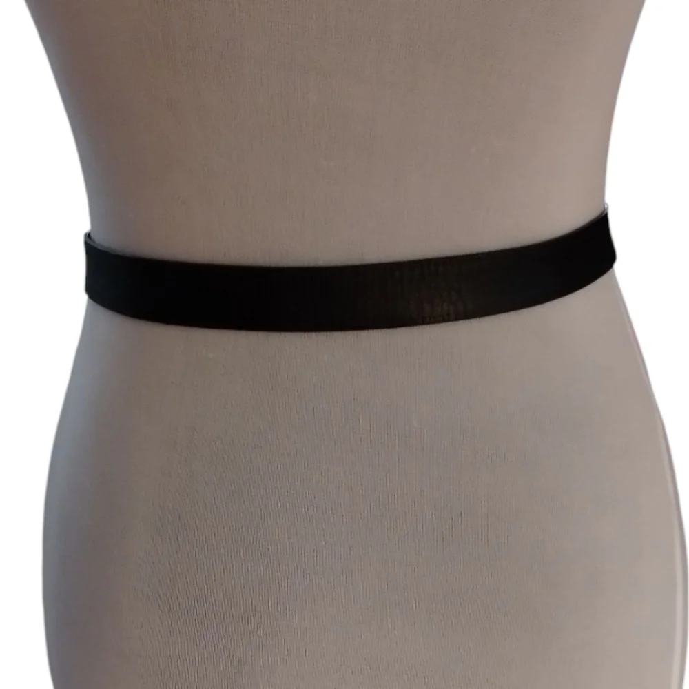 Salvatore Ferragamo Vintage Women's Black Leather Belt Size S